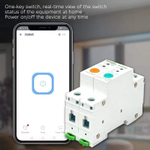 Умный WiFI выключатель (реле) Tongou на DIN-рейку 1P+N 16A с защитой от утечки тока ( Работает с Алисой, eWelink)