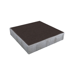 Тротуарная плитка КВАДРАТ 500х500 мм - Гранит Коричневый