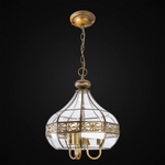 Citilux Гера-2 CL444230 Люстра подвесная витражная Бронза