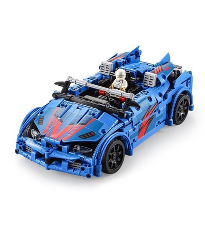 Радиоуправляемый конструктор CADA deTech гоночный автомобиль интерактивный (585 деталей)