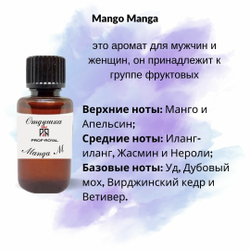 Prof-Royal отдушка парфюмерная Manga M для свечей, мыла и диффузоров, 100 мл