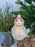 Матрешка стеклянная Даная