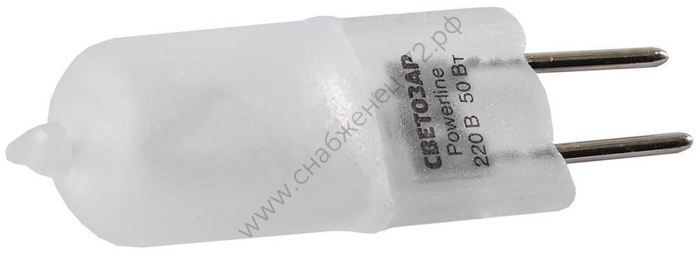 СВЕТОЗАР 75Вт GY6.35 2700K 220В 13мм, Лампа галогенная капсульная (SV-44887-M)