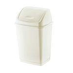 Контейнер для мусора с плавающей кр. "Фантазия" 50л 09705 молочный