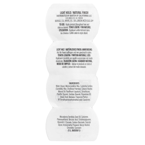 Baxter of California, крем-помада, легкая фиксация, натуральный финиш, 60 мл (2 унции)