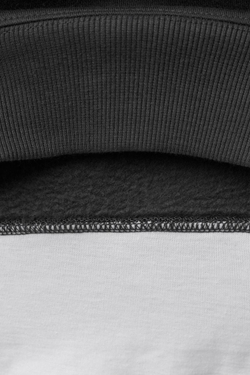 ZARA ТОЛСТОВКА С ДВОЙНЫМ НИЗОМ, КАПЮШОНОМ И В СТИЛЕ ПРЕППИ, АНТРАЦИТОВО-СЕРЫЙ