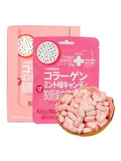 Мятные конфеты с коллагеном Питахайя и Аруз 180 г