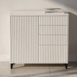 Комод ROYAL 5063 эко (Белый-Черный)