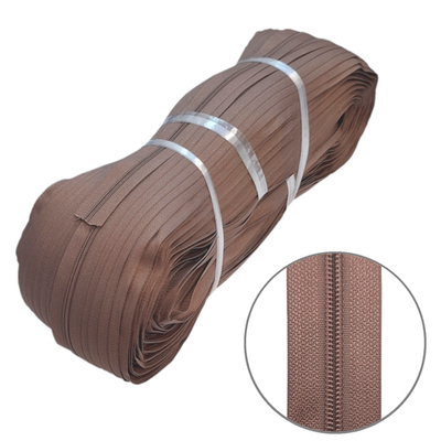 Молния спираль рулонная Т5, 16,5 гр/м, коричневый