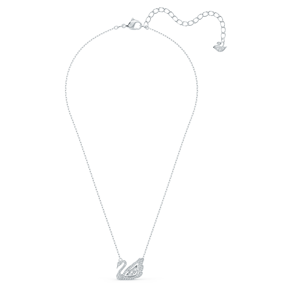SWAN:NECKLACE CZWH/RHS