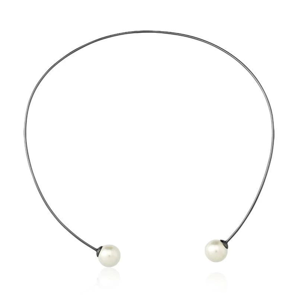Колье чокер Possebon White Pearl B0500.1 S