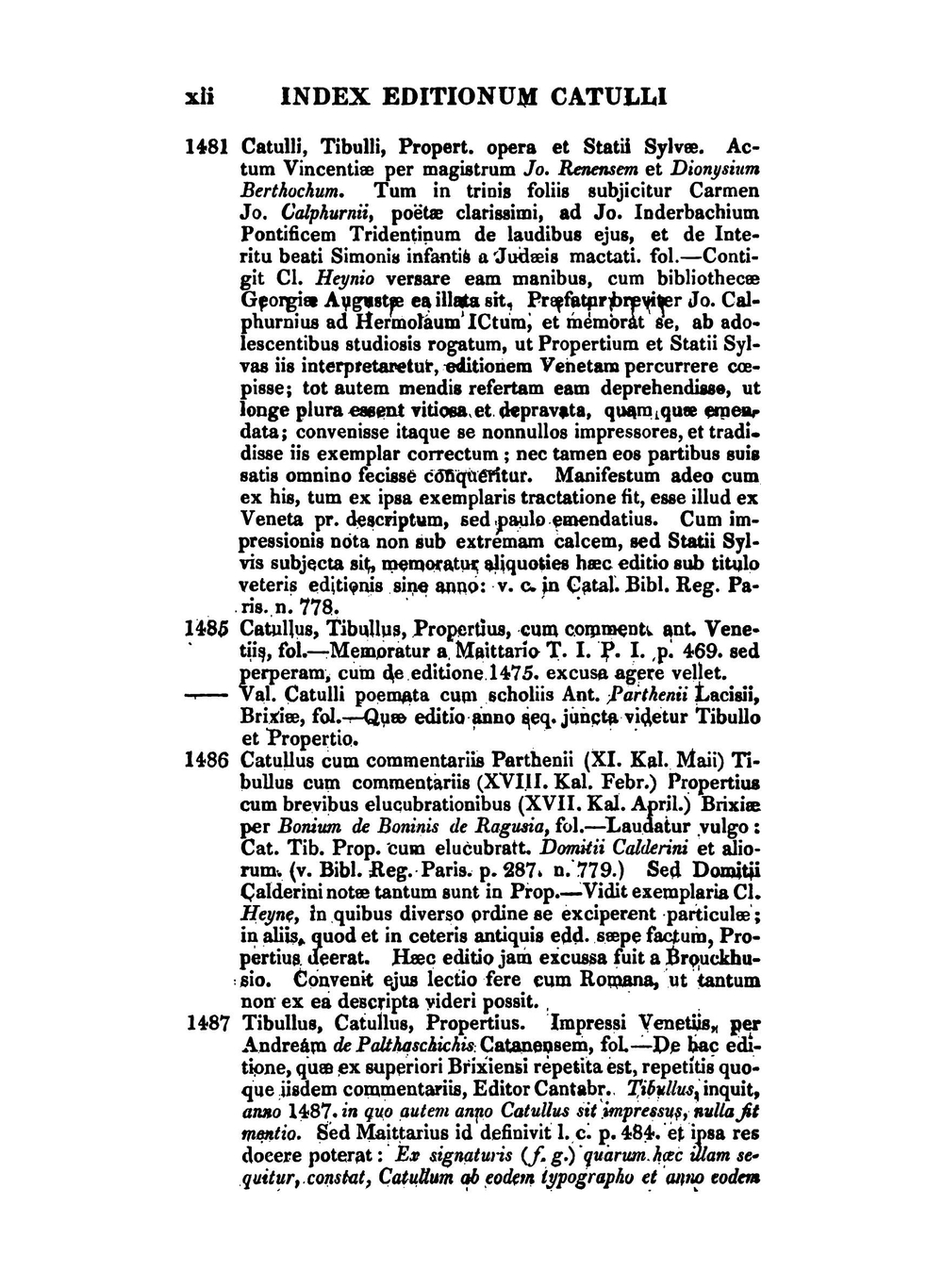 C. Valerii Catulli Carmina. Varietate Lectionis Et Perpetua Adnotatione | Catullus Gaius Valerius