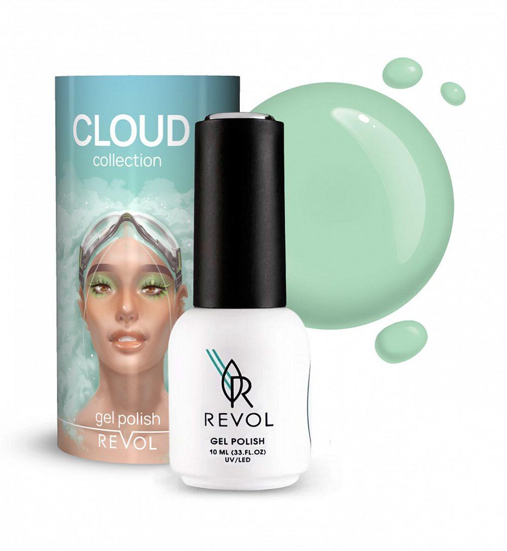 REVOL Гель-лак "Cloud" № 06 Green dream, 10мл