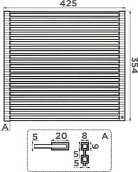 Ролл-мат для мойки нерж/черный силикон ROLL-02-IN(арт.4997004)