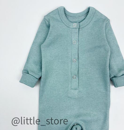 Комбинезон из кашкорсе "Simple" Шалфей