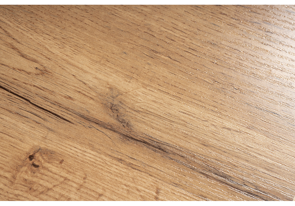 Стол деревянный Woodville Лота Лофт 120(160)х75 черный матовый, дуб крафт золотой, ножки черные