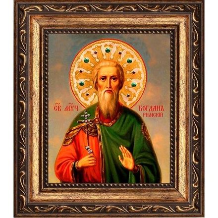 Богдан (Феодот) Римский мученик. Икона на холсте.