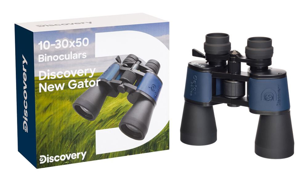 Бинокль Levenhuk Discovery New Gator 10–30x50