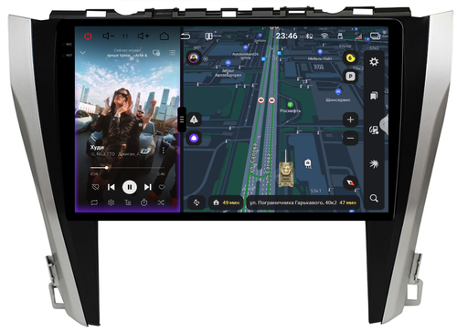 Магнитола для Toyota Camry 2014-2018 - Redpower 85231 PRO/PROmax ТОП звук, 2K QLED, Android 14, Быстрейшая, CarPlay, 4G SIM-слот