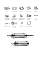 90M2A032A0050 Пневмоцилиндр Camozzi Пневматика из нержавеющей стали SS 316