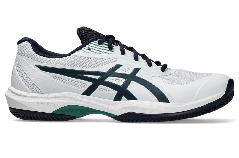 Мужские кроссовки теннисные Asics Game FF Clay/OC - белый/полночь