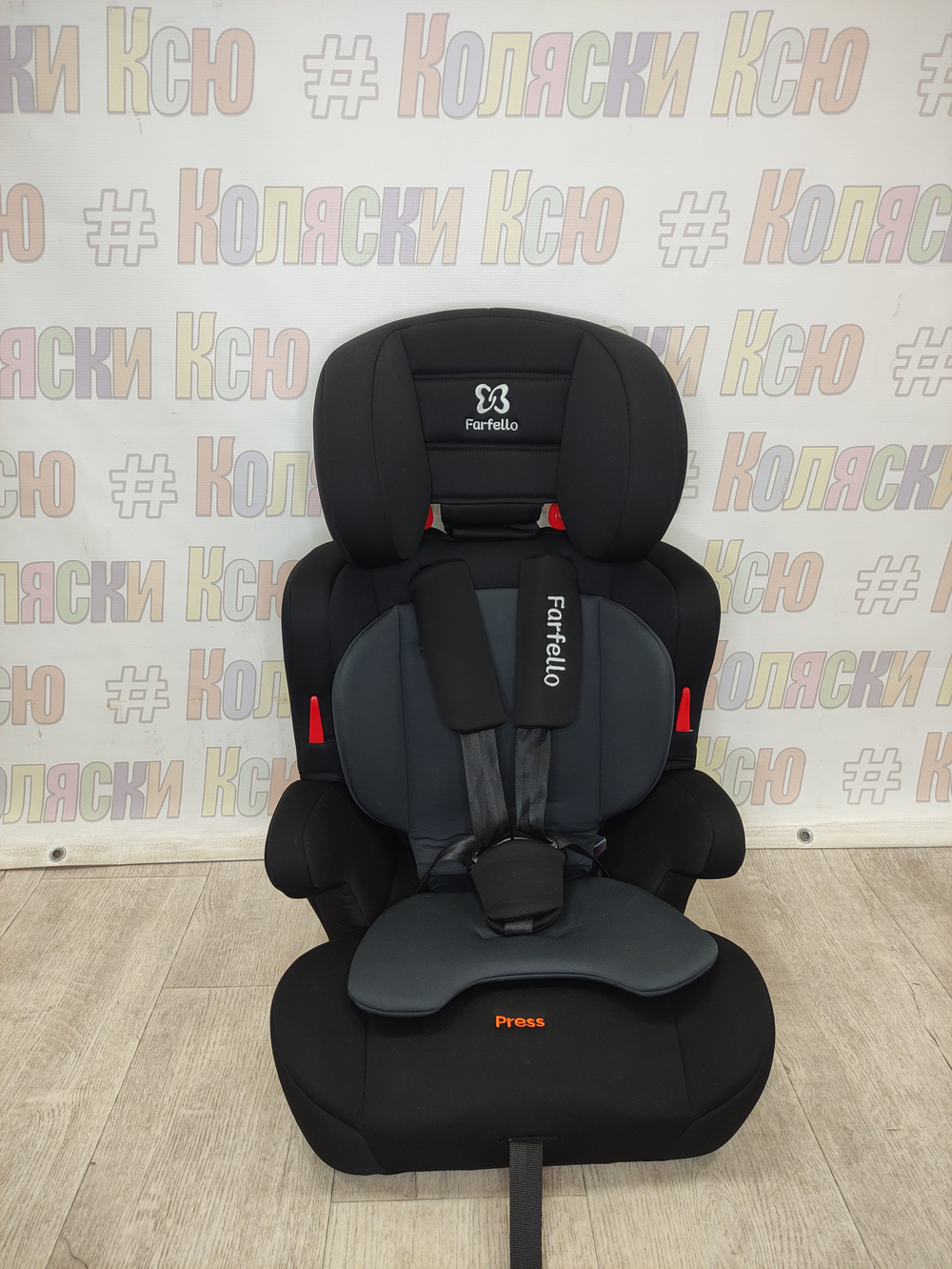 Автокресло детское Farfello YKO-933 группа 1/2/3 (9-36) черный