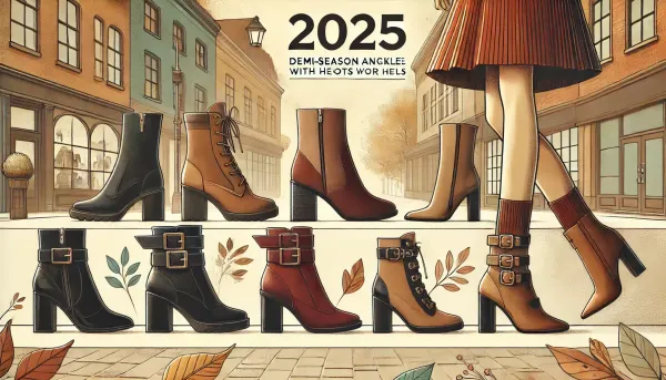 Полусапоги женские демисезонные на каблуке: тренды 2025 года