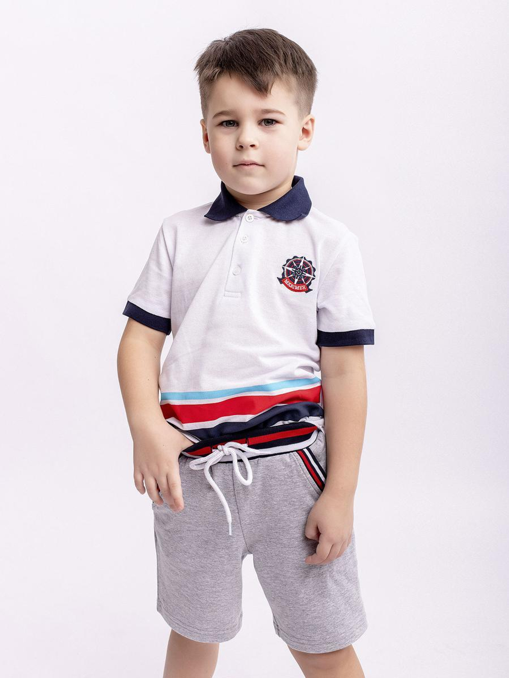 Шорты для мальчиков серый меланж р-р 98 0088_Лс22 (Батик)