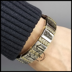 Браслет кожаный "Север" для мужчин и женщин