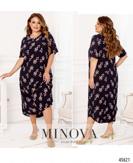 Платье 21-11-темно-синий Minova Фото 1