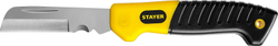 STAYER прямое лезвие, монтерский складной нож, Professional (45408)
