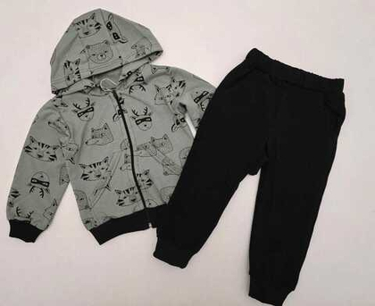 Костюм для мальчика с микро-начесом "Лес"