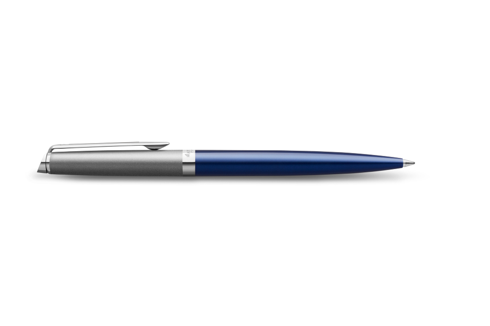 Шариковая ручка Waterman Hemisphere Entry Point Stainless Steel with Blue Lacquer в подарочной упаковке