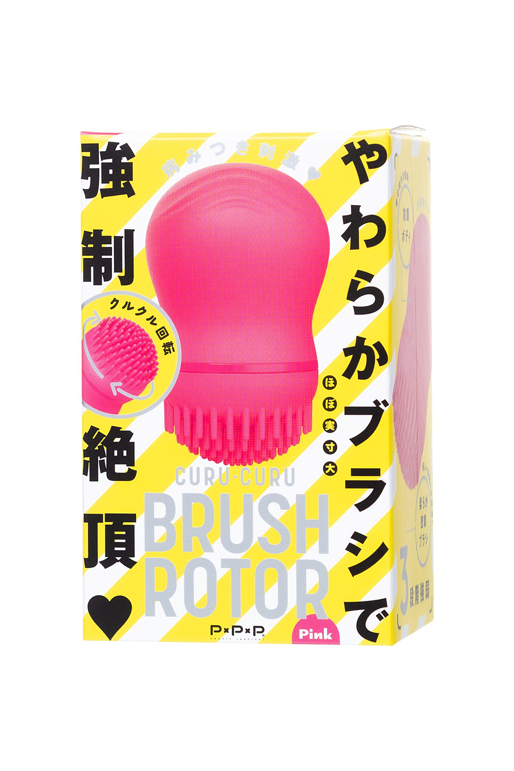 Стимулятор клитора PPP CURU-CURU BRUSH ROTER, ABS-пластик, розовый, 5,5 см