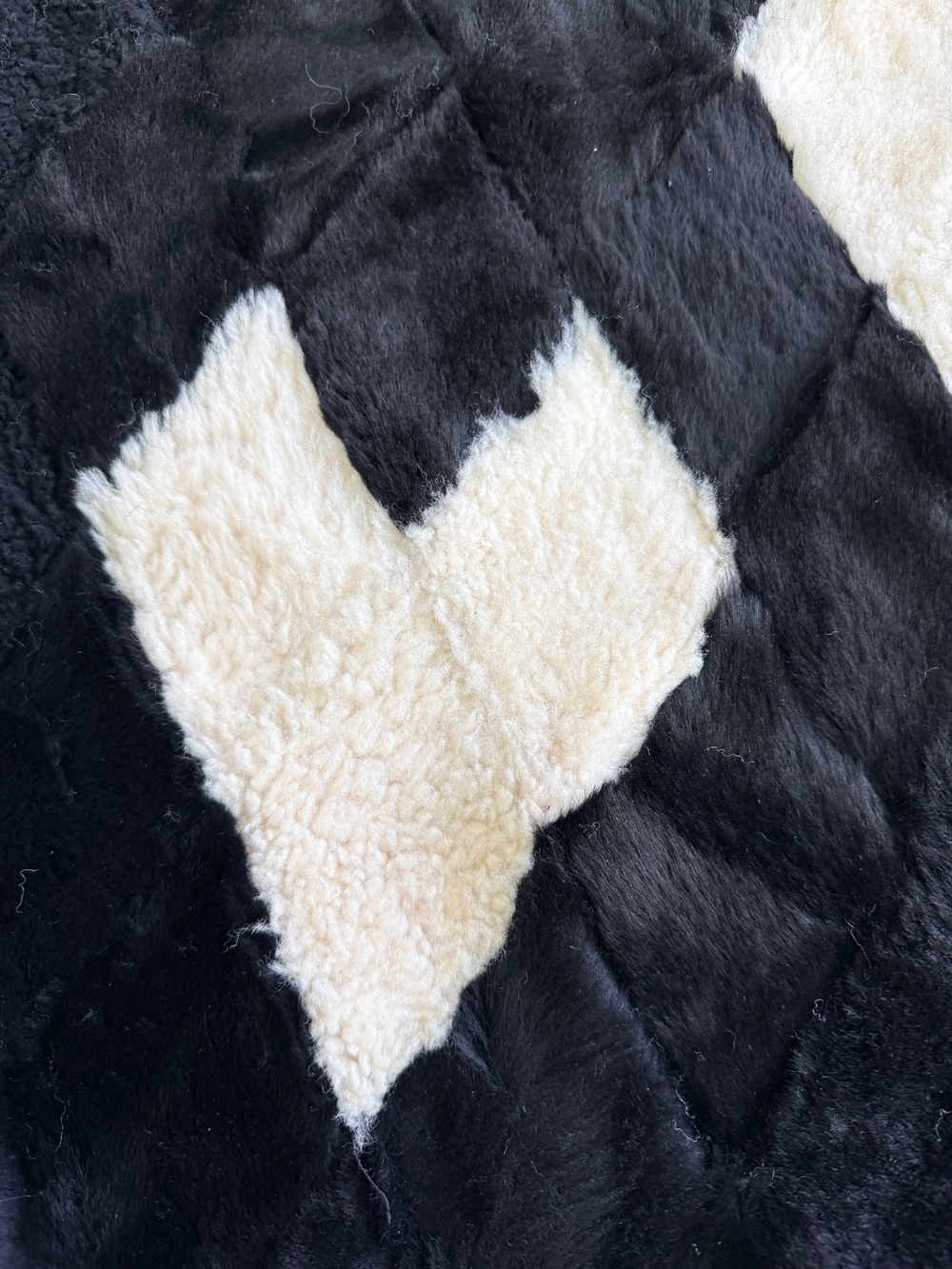 Покрывало меховое ковер из шкуры овчины