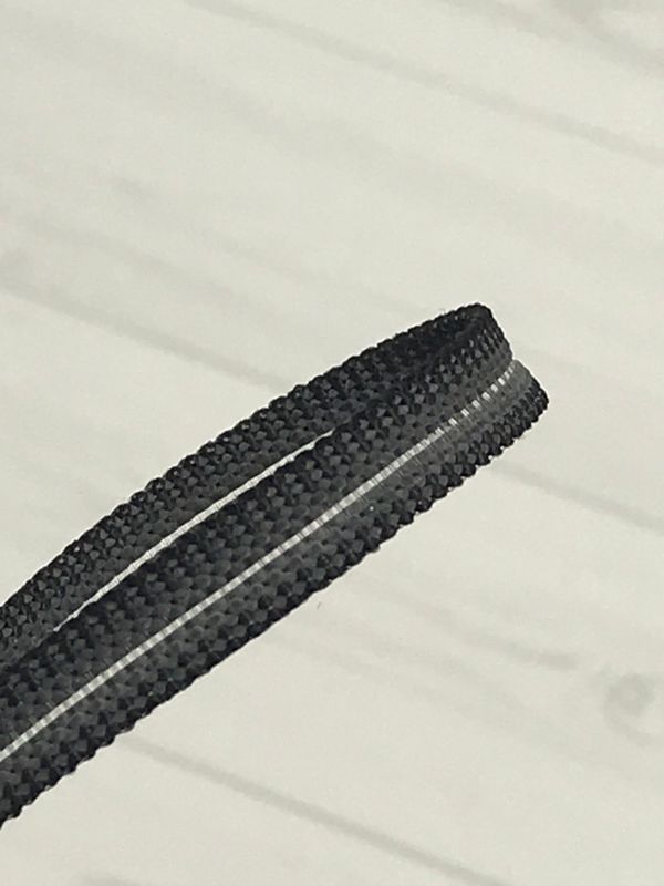 Резинка с просечкой 6 мм, черный