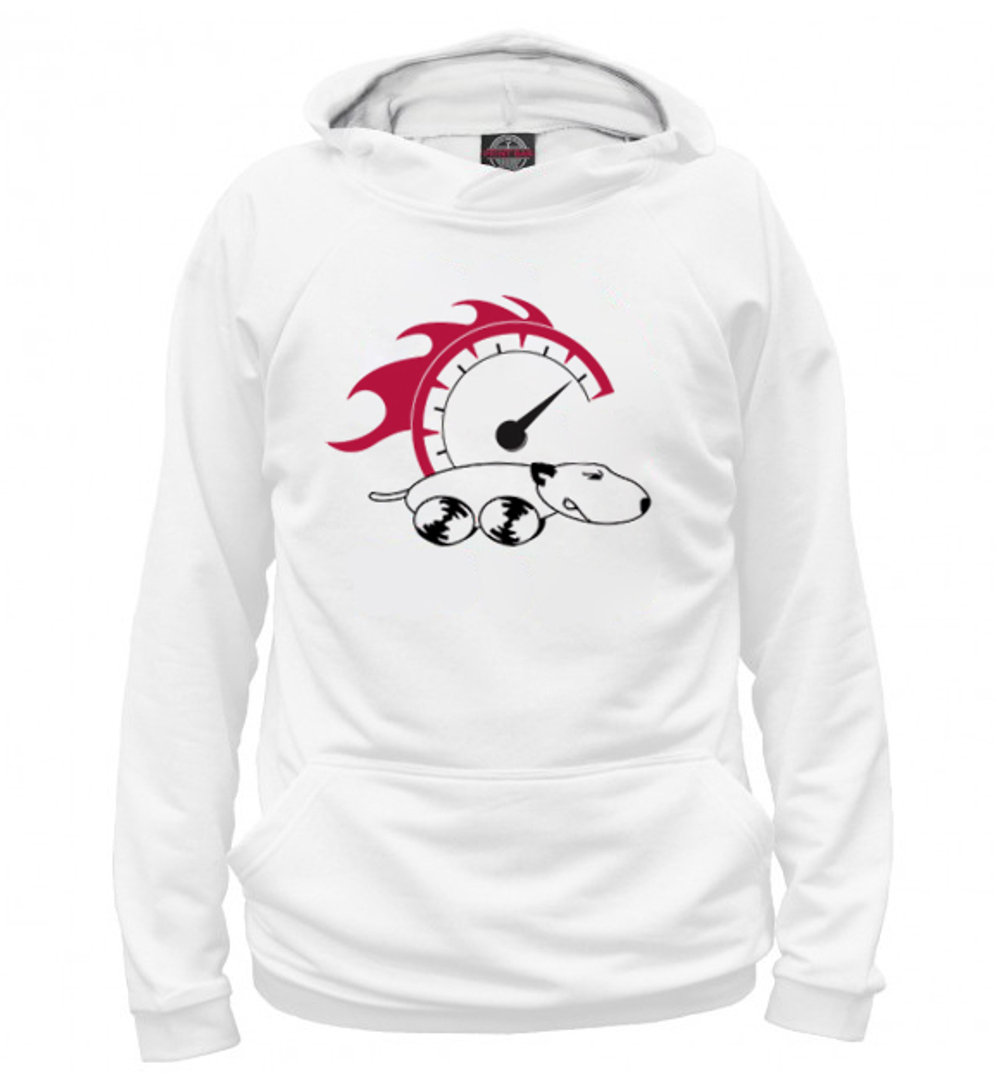 Толстовка "Скоростной бультерьер"