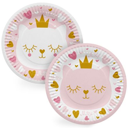 Тарелки "Котёнок Принцесса" 18 см