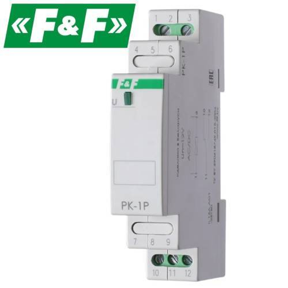 Реле промежуточное (F&F) PK-1P/Un12V