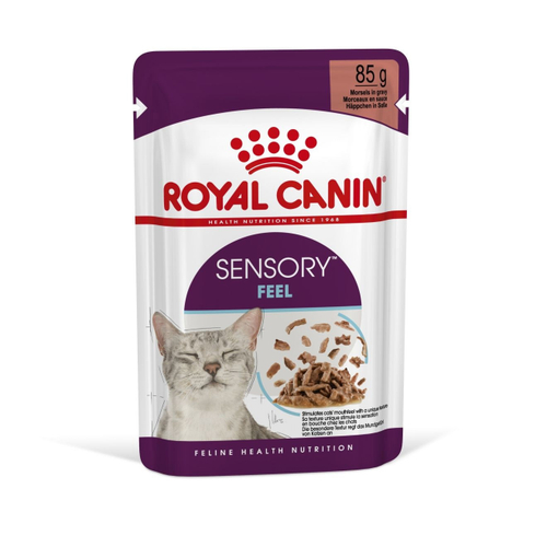 Влажный корм для кошек стимулирующий рецепторы ротовой полости Royal Canin Sensory Ощущения, 12 шт x