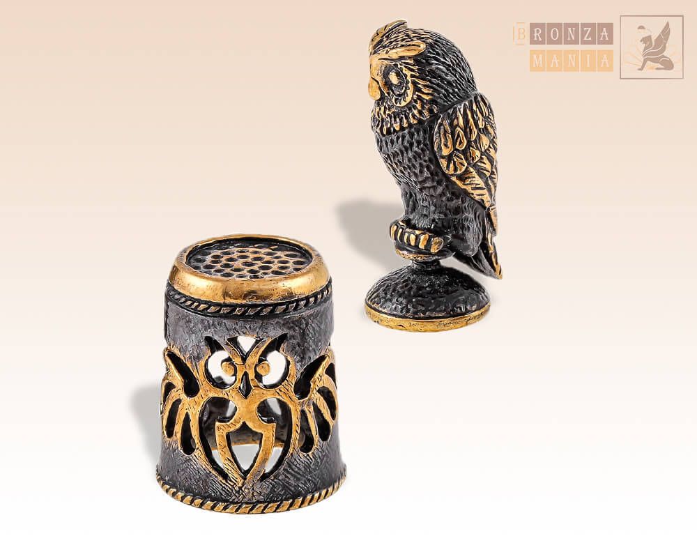 Наперсток Сова с магнитом