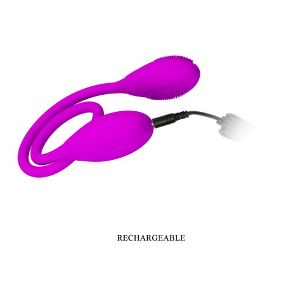 Универсальный двусторонний вибростимулятор "Snaky Vibe"