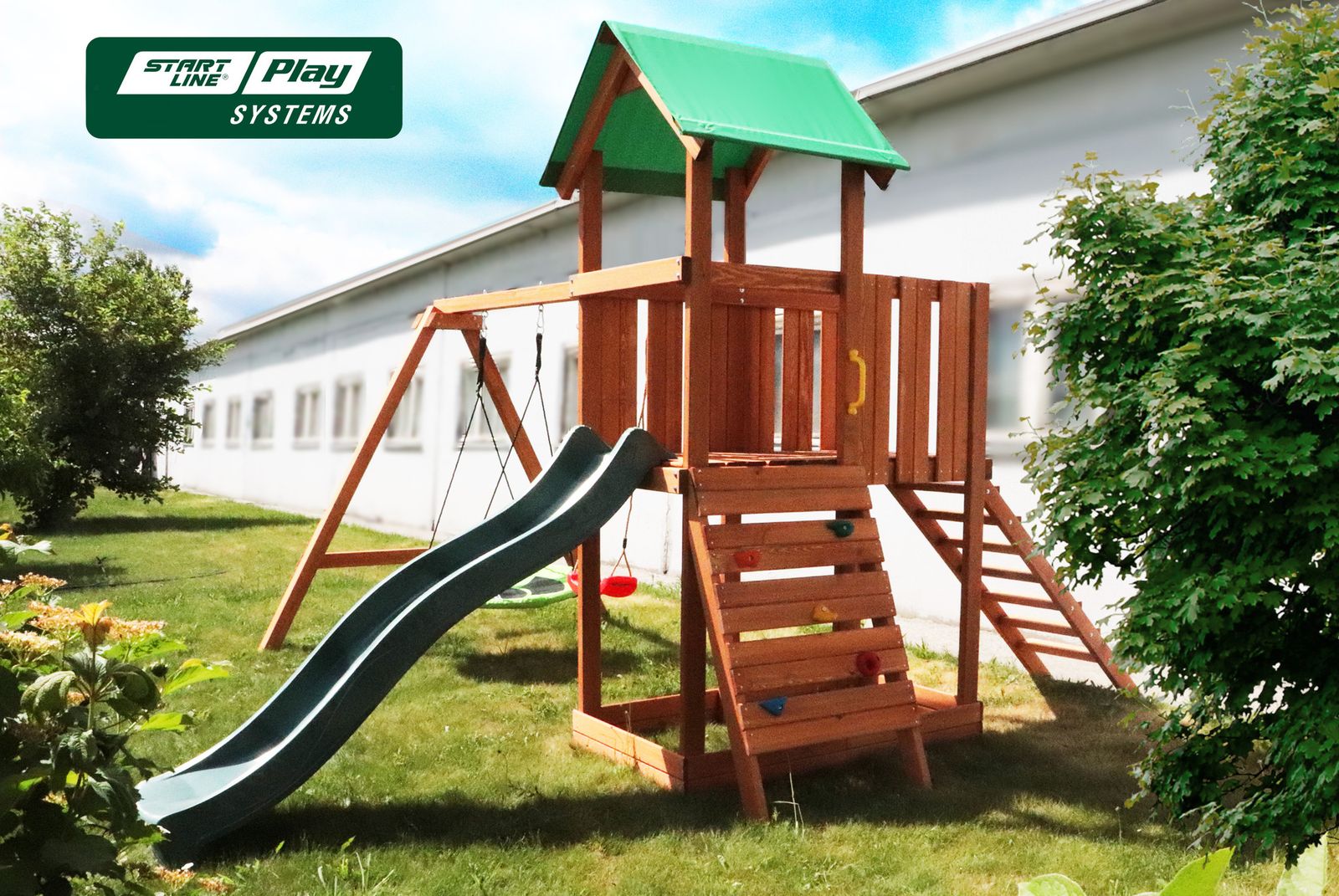 Детский городок KIDS FUN стандарт (green) фото №8