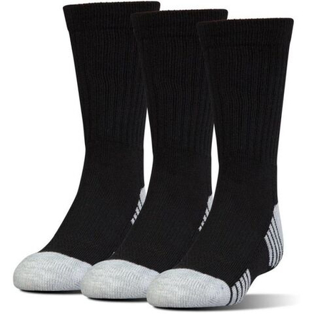 Теннисные носки Under Armour UA HeatGear Crew Jr - 3 par/black