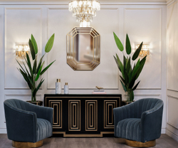 Кресло вращающееся Garda Decor 48MY-W2588 LTB GO