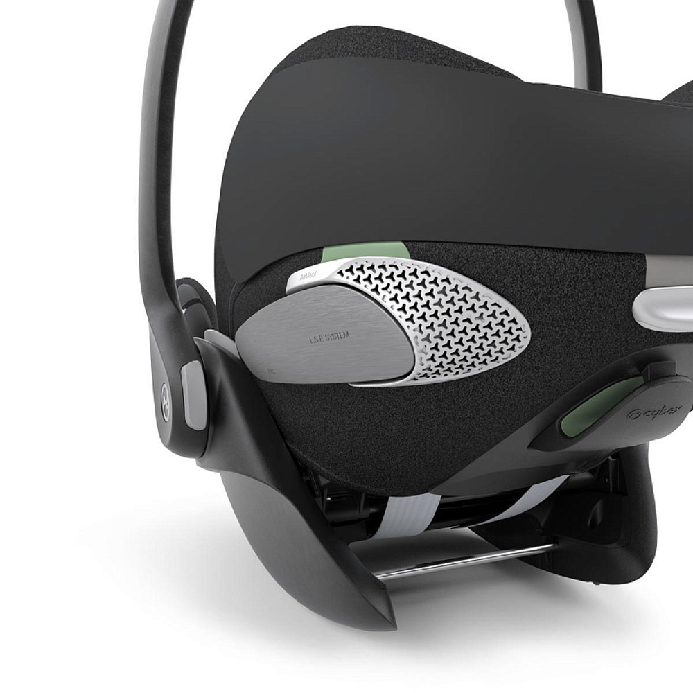 Коляска 3 в 1 Cybex Priam IV Rosegold complete и автокресло Cloud T i-Size Sepia Black Plus Leaf Green