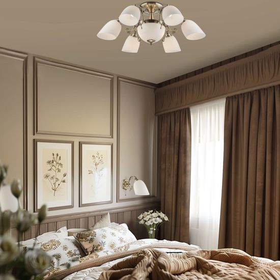 22010/1 / настенный светильник /   античная бронза