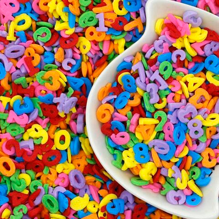 Посыпка кондитерская  «Цифры» 1 кг