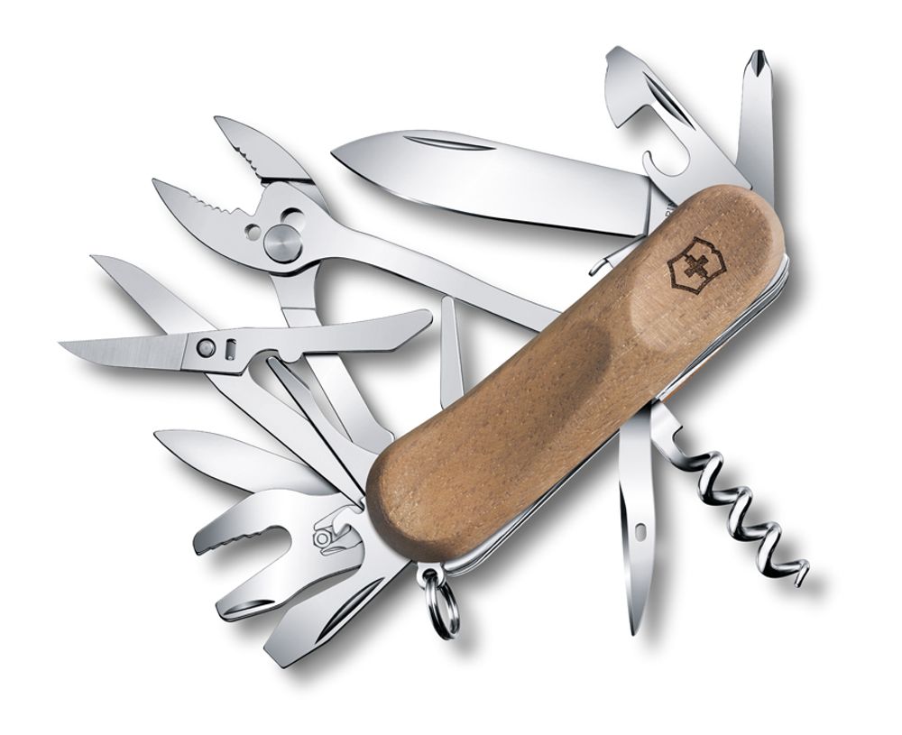 Нож Victorinox EvoWood S557, 85 мм, 19 функций, дерево