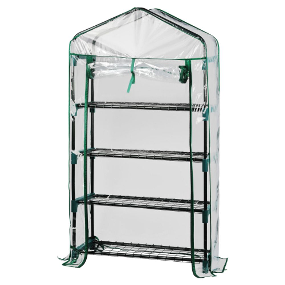 Теплица GREEN APPLE GA-House-4x-frame 4 яруса 1250х690х300 мм